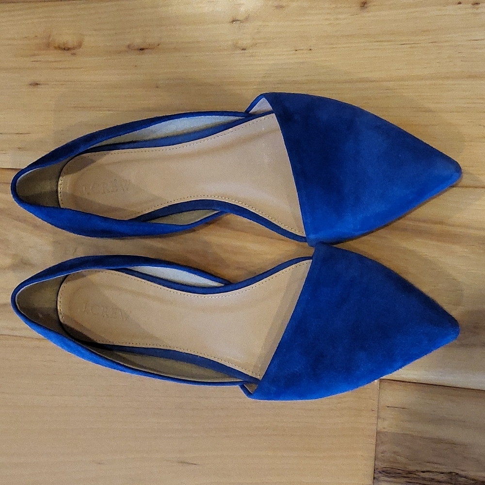 J.Crew suede flats